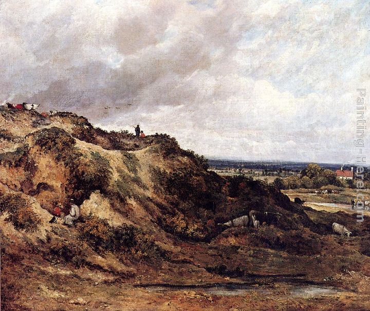 View Of Hampstead Heath painting - Frederick Waters Watts View Of Hampstead Heath art painting